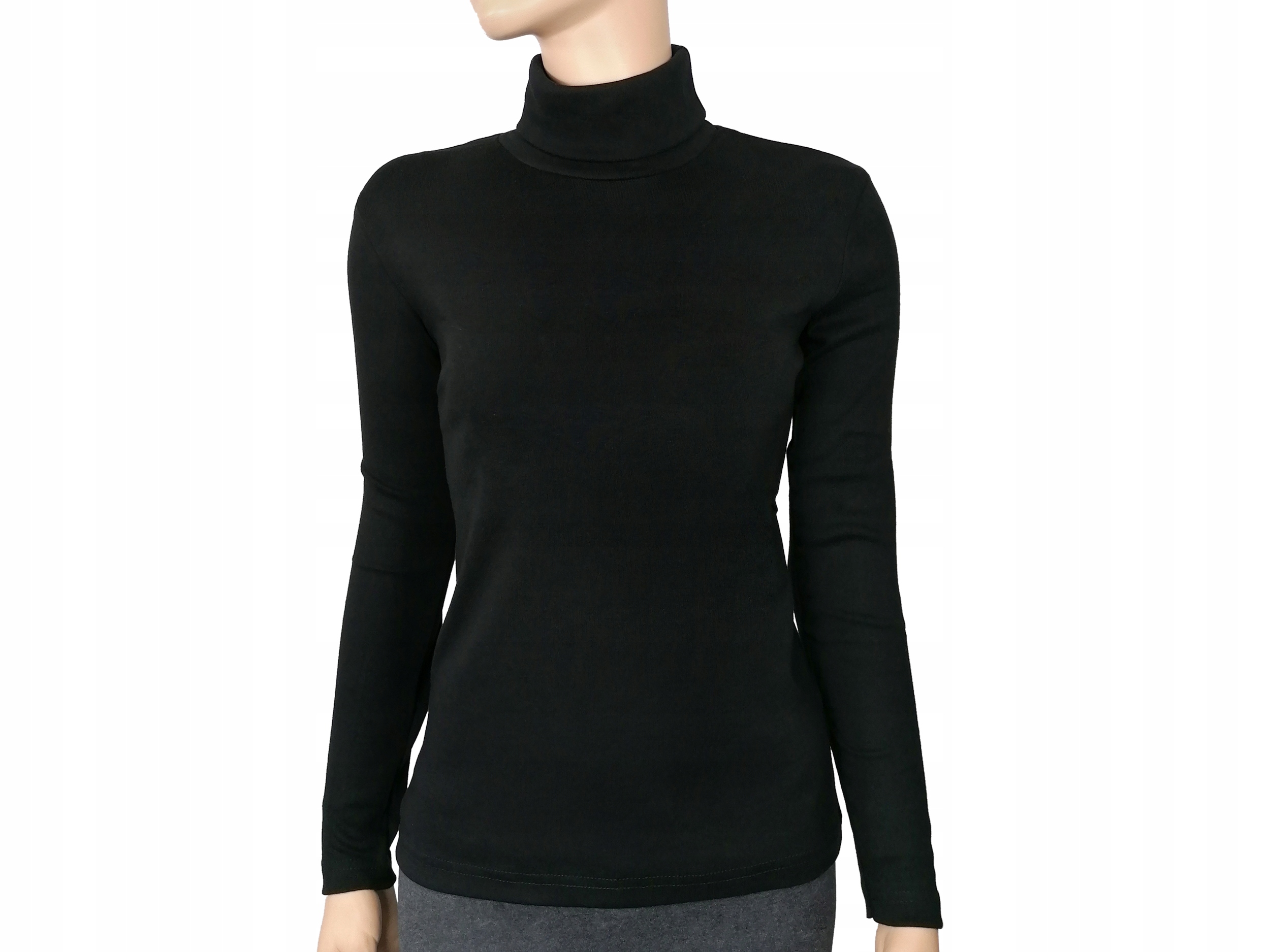 

Bawełniany Golf Tai-pan na długi rękaw czarny L