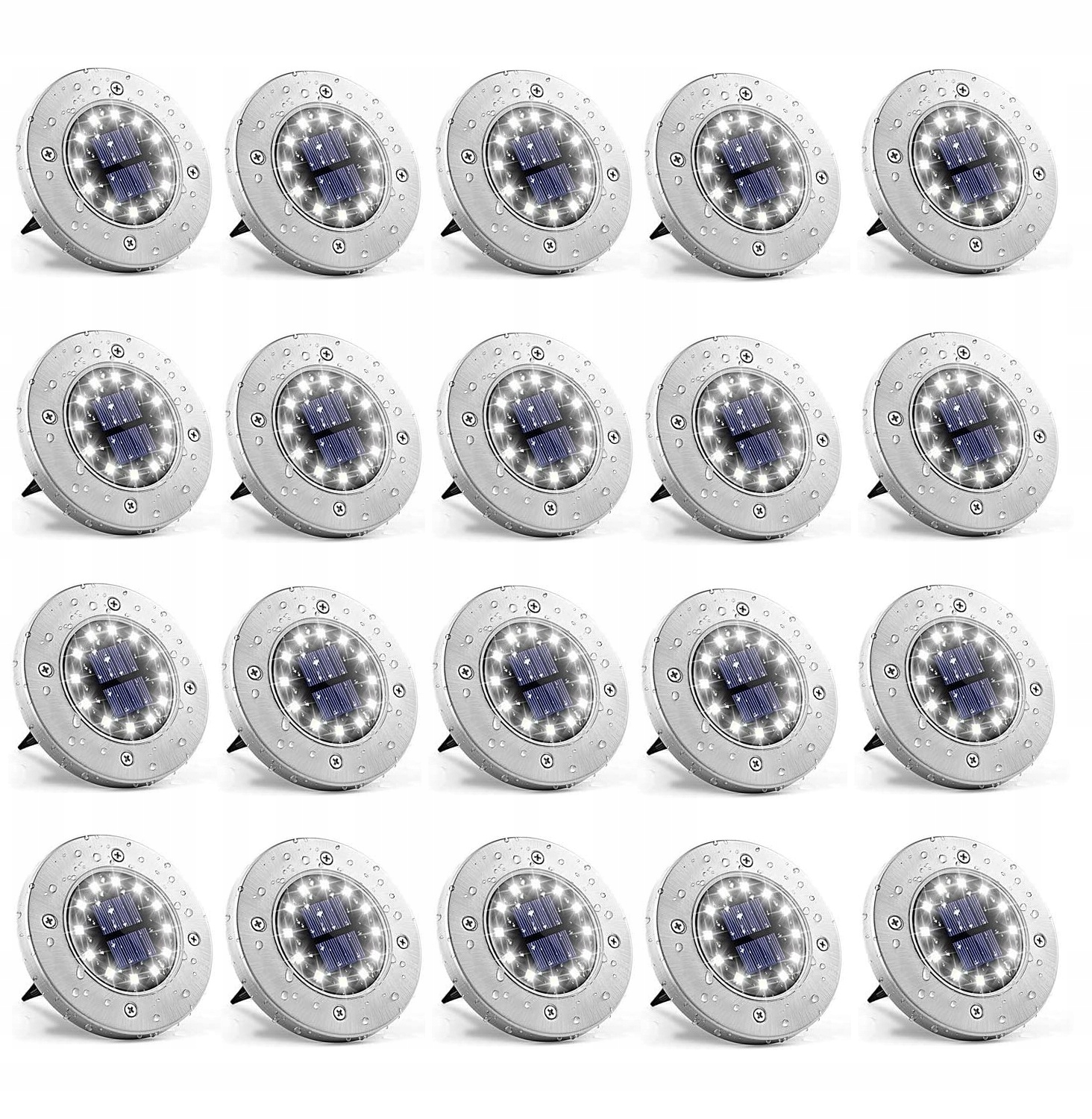 

20 x Lampa Solarna ogrodowa Led najazdowa gruntowa