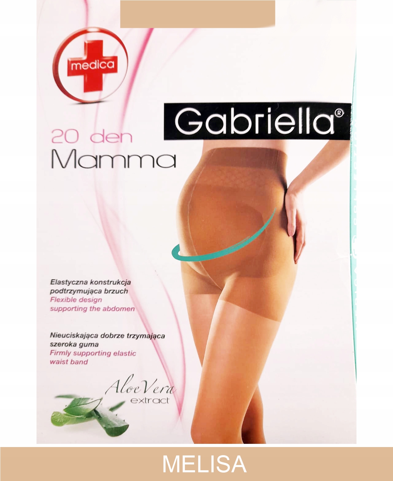 GABRIELLA MAMMA 20 Rajstopy dam. 5-XL / Melisa Marka Gabriella