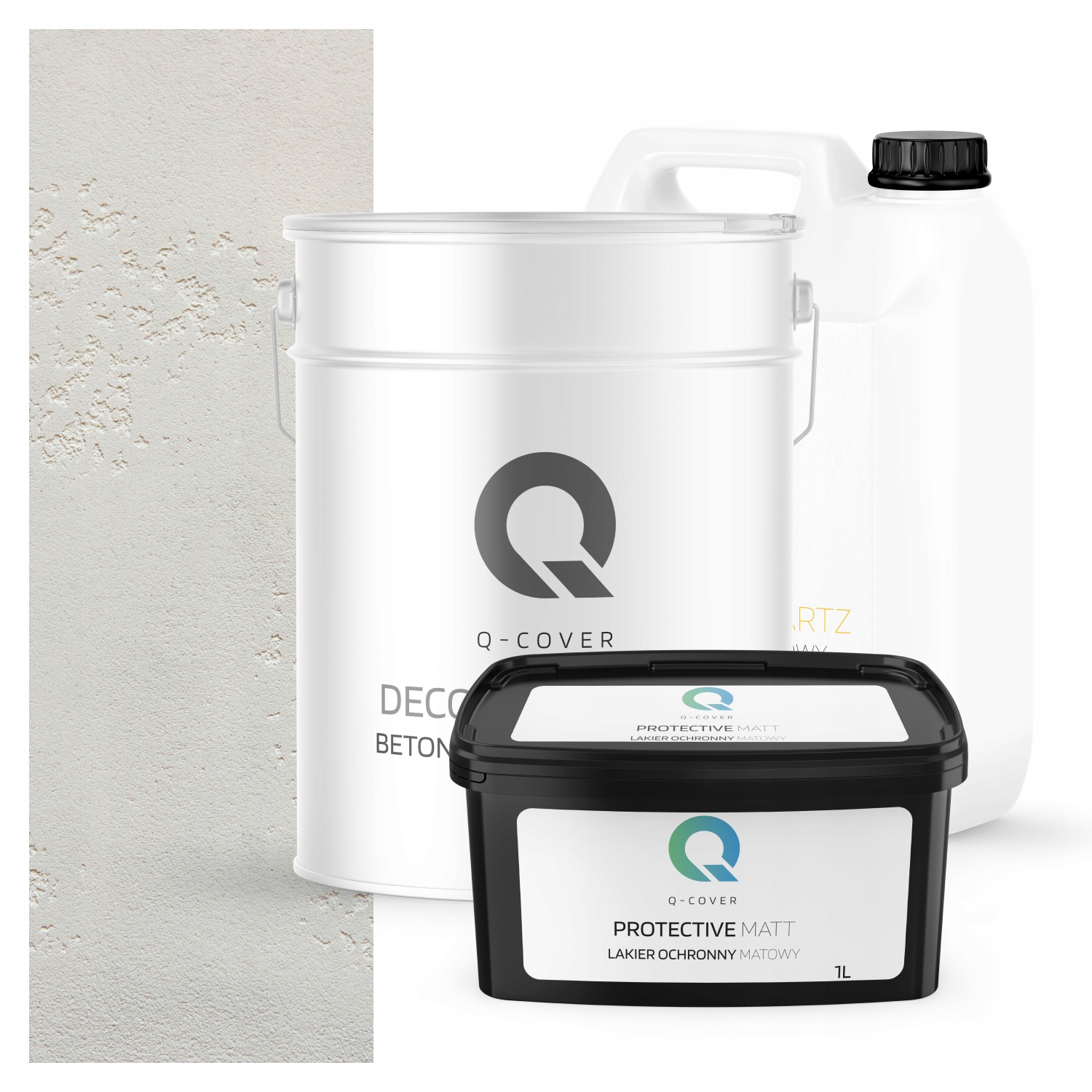 Architektonický Venkovní Beton Set Bílý F101 19kg Komplet 10m2