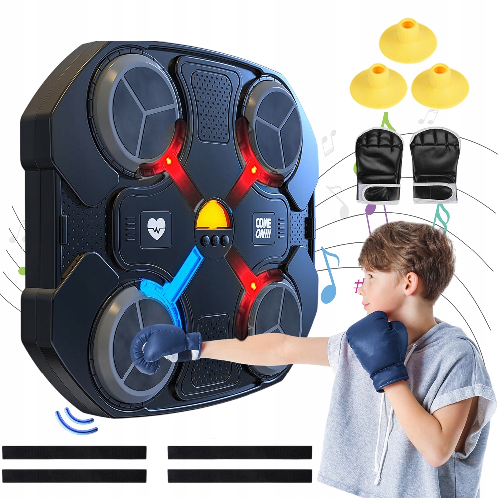 Music Boxing Bluetooth Machine W Treningowy Ściana Bokserska Dla Dzieci