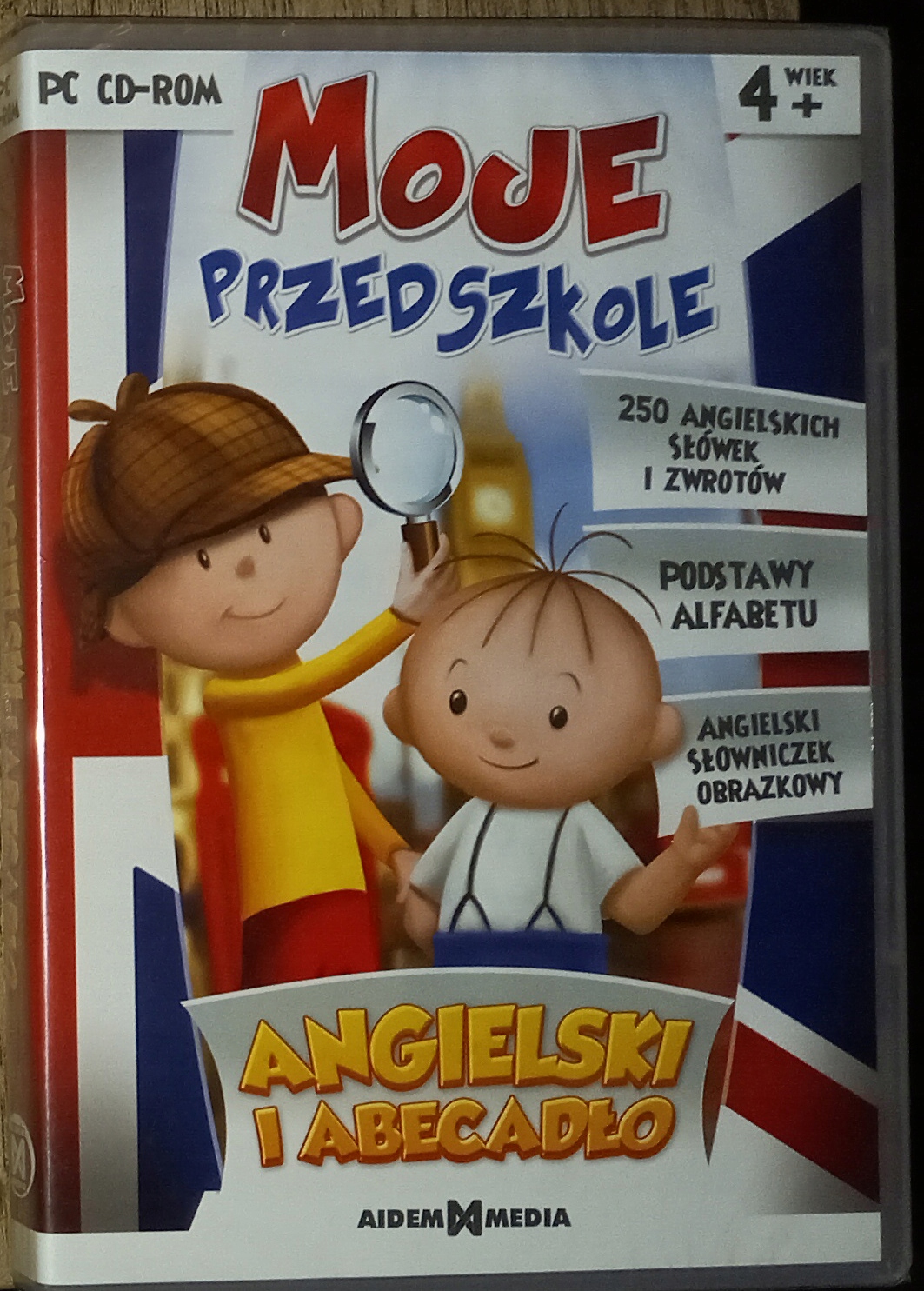 Moje Pszedszkole Angielski I Abecadło Cd-rom [pc] Pudełkowa