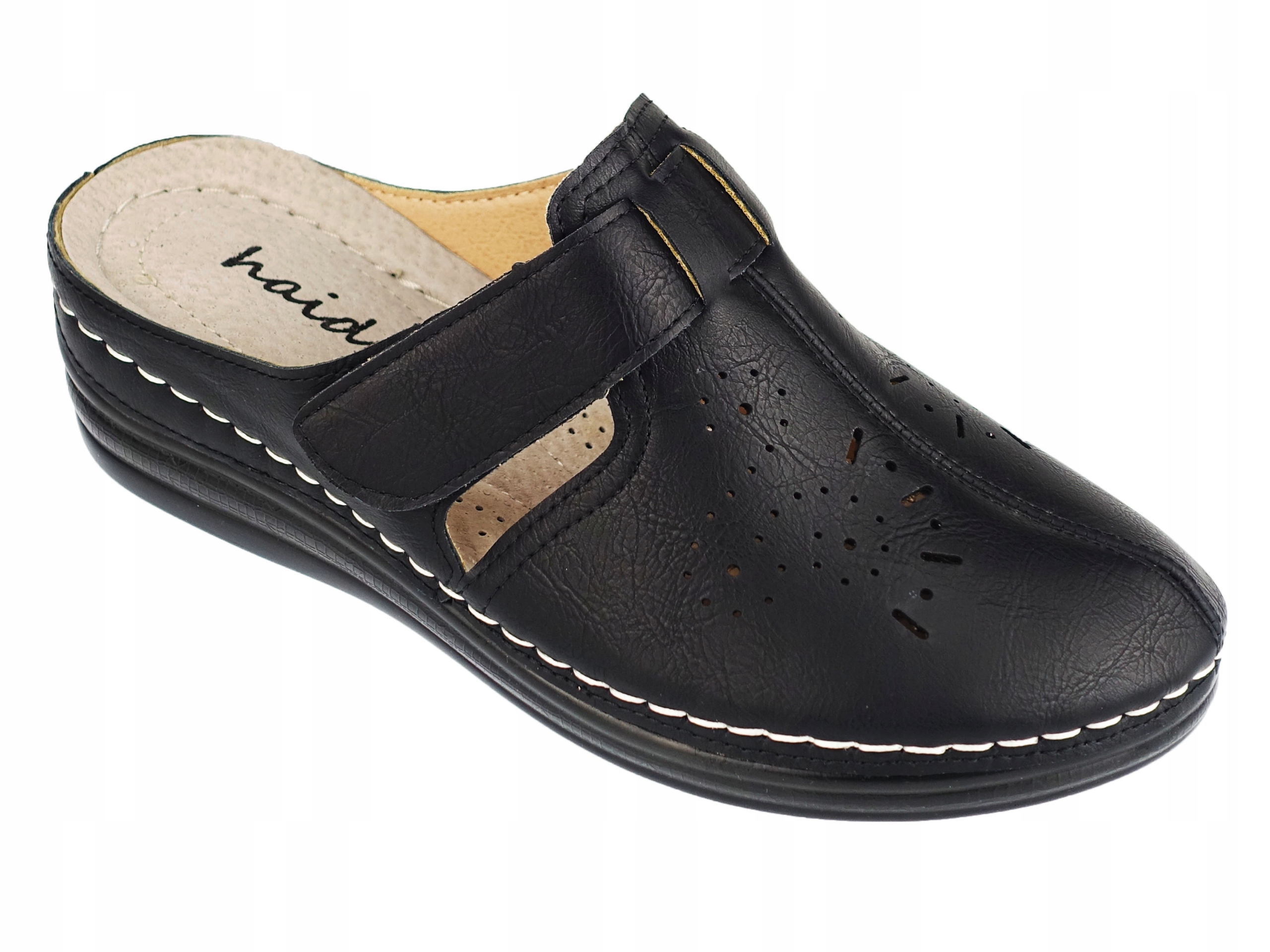 

Klapki Buty Damskie Letnie Na Koturnie Na Rzepy