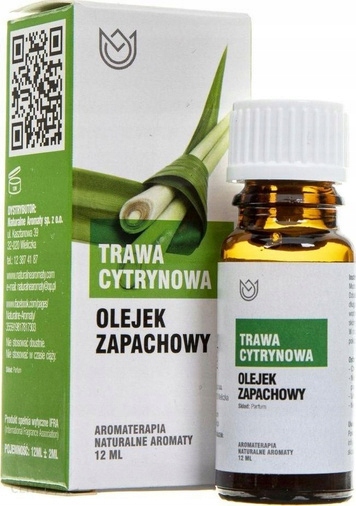 

Naturalne Aromaty olejek Trawa Cytrynowa 12ml