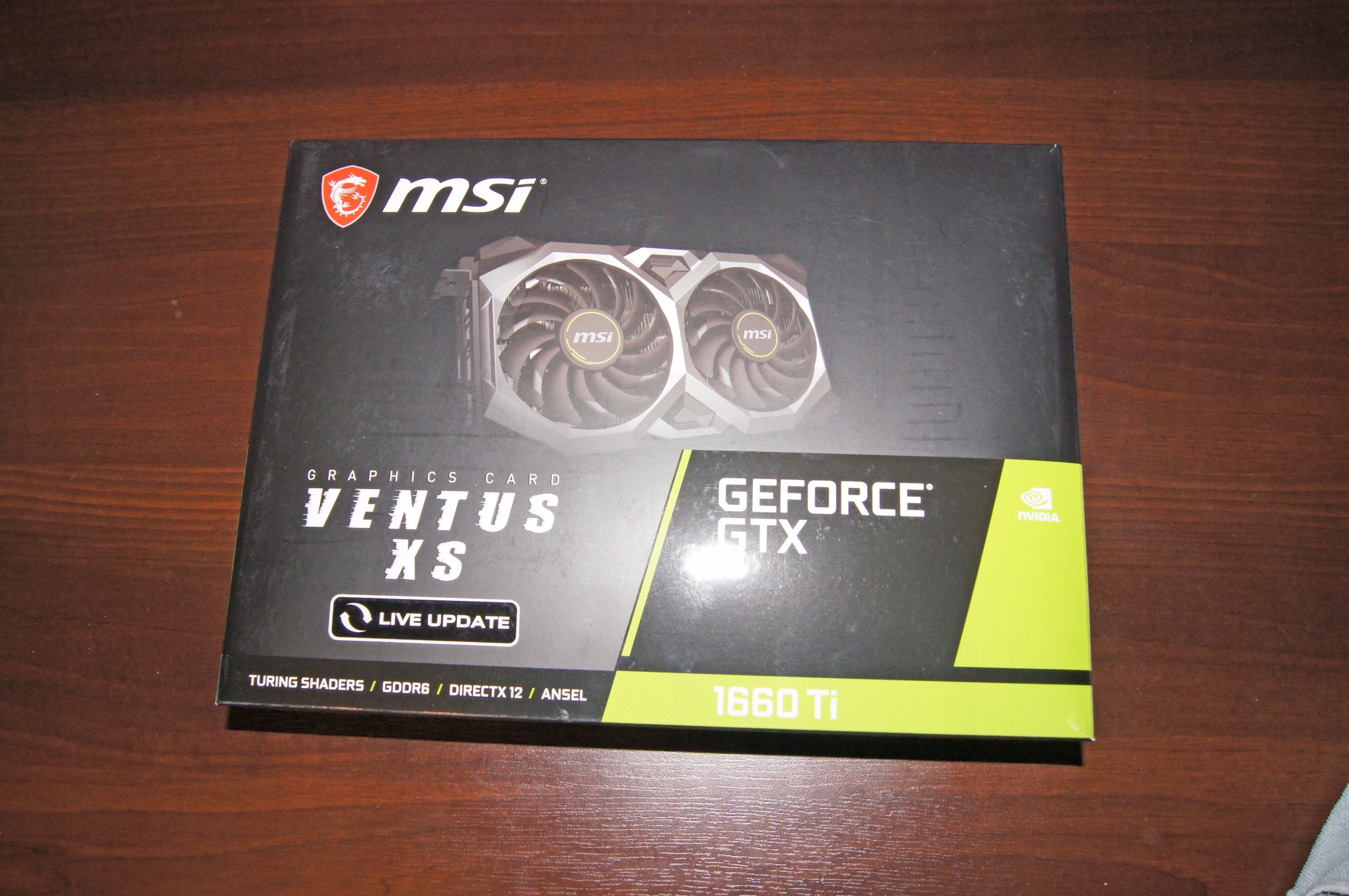 新品未開封　MSI GeForce GTX 1660 VENTUS XS MSI GeForce GTX 1660 VENTUS XS 6GB OC GDDR5 - Karta