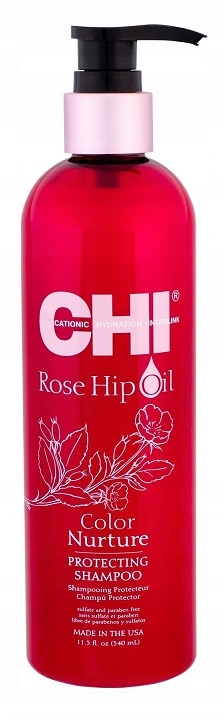 CHI ROSE HIP Szampon do włosów farbowanych 340ml