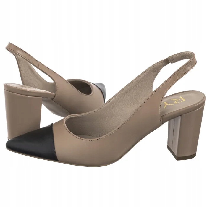 Dámské boty Sandály Boty na podpatku Ryłko Béžové 7YET0_T6 _4THF