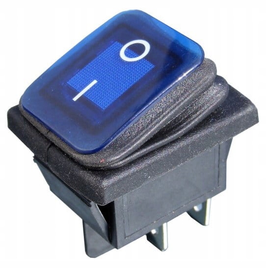

Przełącznik hermetyczny KCD2 ~230V niebieski