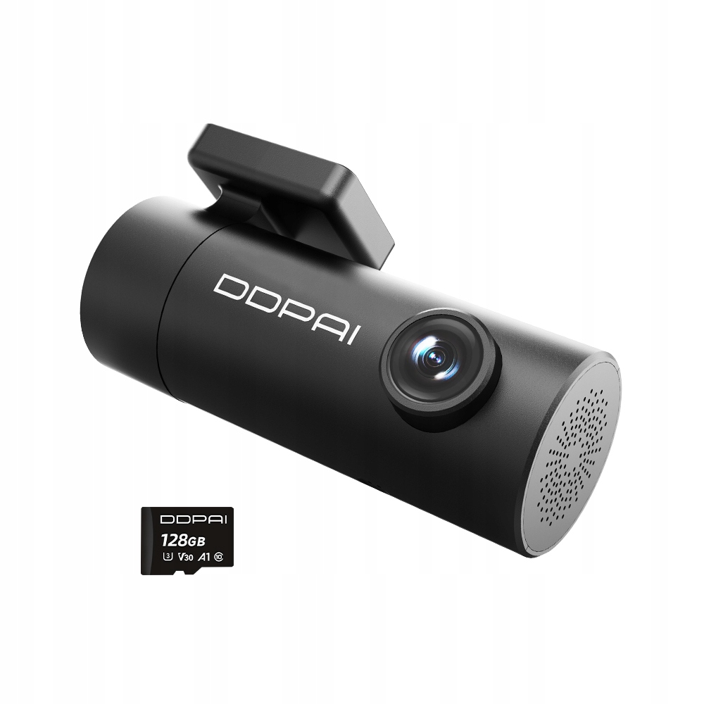 Automobilová Kamera Ddpai Videorekordér Mini Pro 1296P 140° Karta 128GB