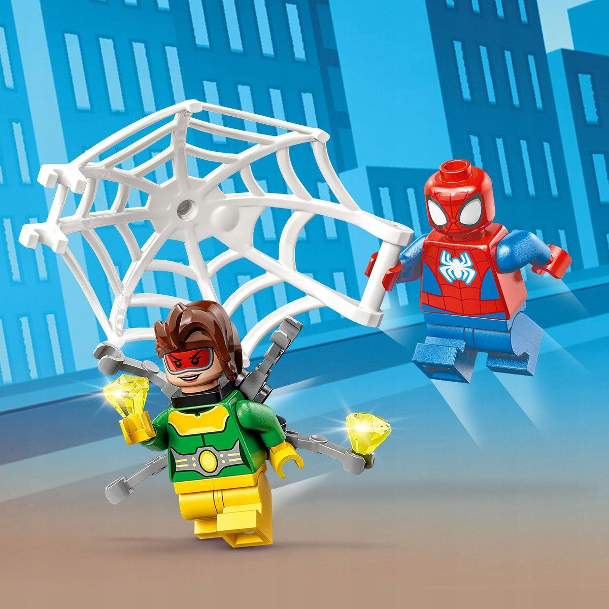 LEGO MARVEL Samochód Spider-Mana i Doc Ock 10789 Liczba elementów 48