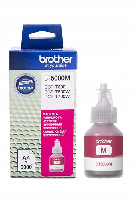 Tusz w butelce Magenta Brother BT-5000M, BT5000M