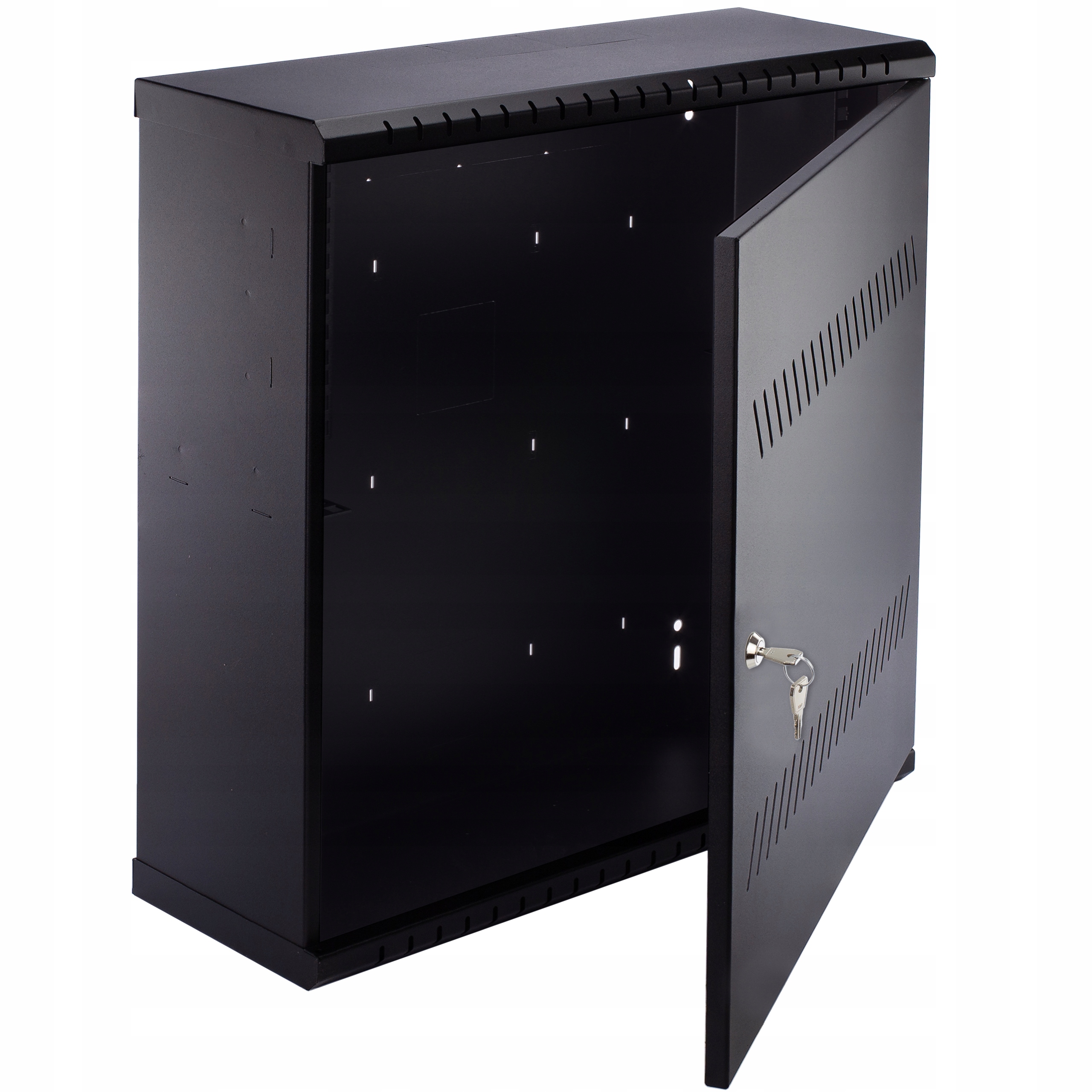 Szafa Rack 19” 3U+4U 180mm Obudowa na Rejestrator Cctv Dvr Czarna Stalflex