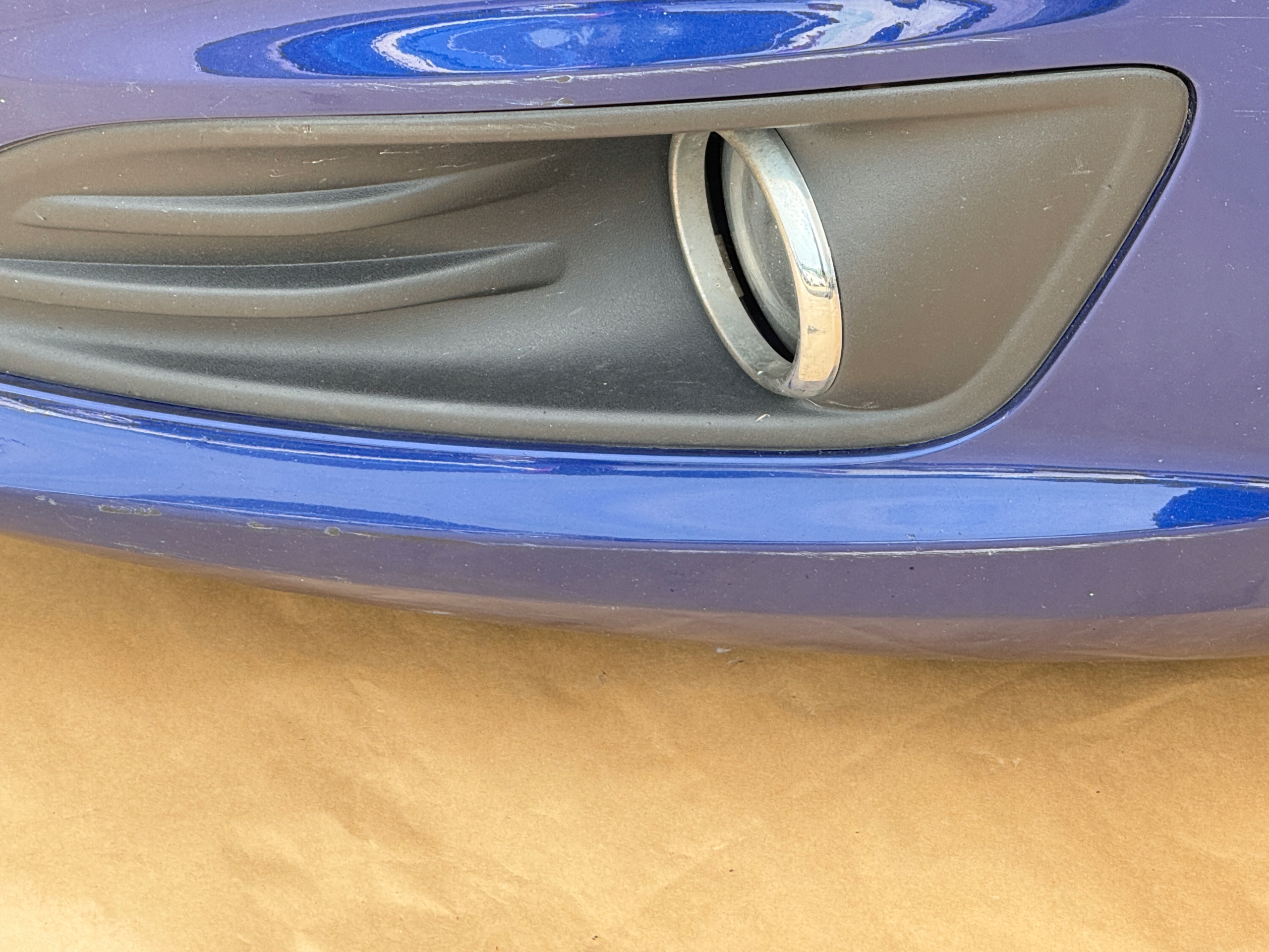 FORD FIESTA MK7 LIFT 2012-2017 bumper front DEEP IMPACT BLUE original
