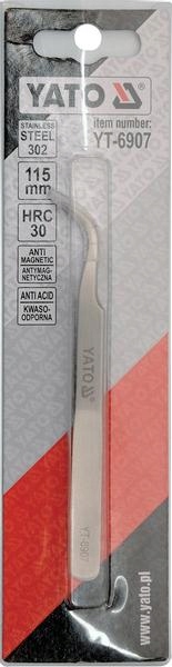 YATO PĘSETA PENSETA ODGIĘTA PRECYZYJNA YT-6907 Marka Yato