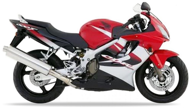 Samolepky Juula Na Motocykl Pro Honda Cbr 600 F 2005 Červené R157