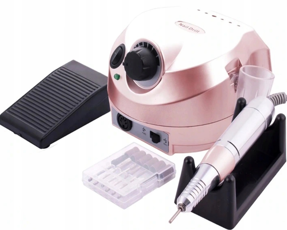 Bruska Na Nehty Manikúra Pedikúra Profesionální Sada Fréz Výkon 65 W