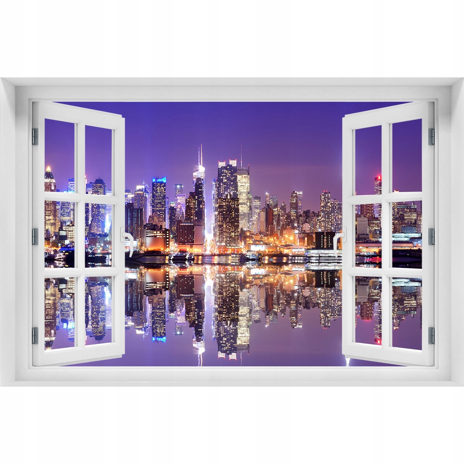 

Naklejka na ścianę 3D Okno Manhattan Nowy Jork