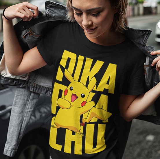 

Koszulka Damska Pokemon Pikachu