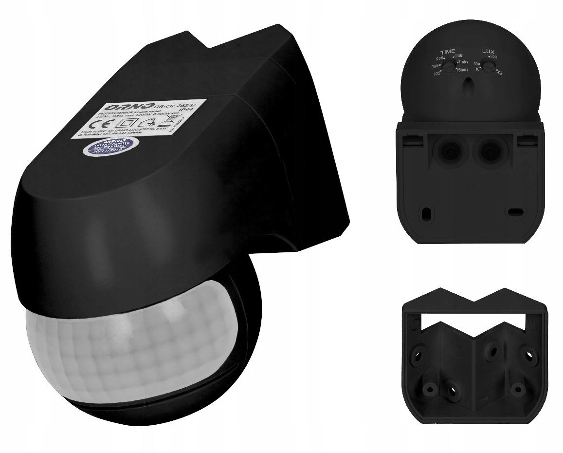 

Czujnik Ruchu Zewnętrzny IP44 do Oświetlenia Led