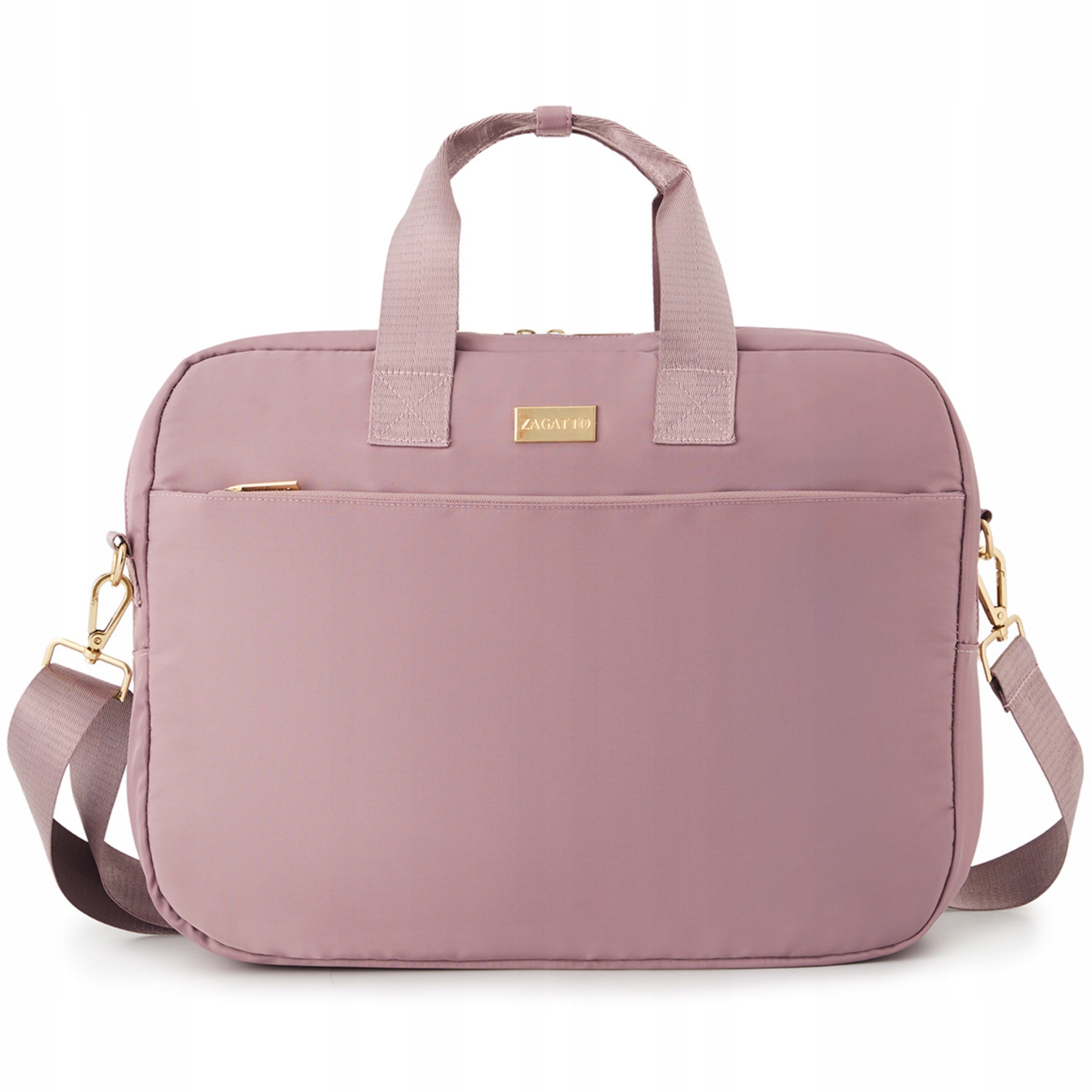 Damska torba na laptopa 15,6" lekka różowa pokrowiec na laptopa Zagatto