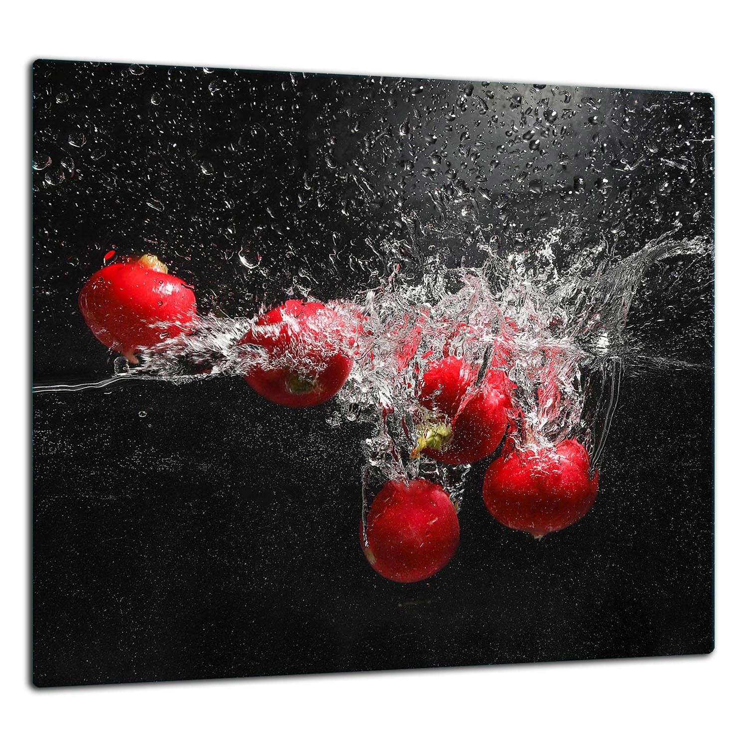Skleněná Ochranná Deska Panel Lepidlo 65x60 Ovoce