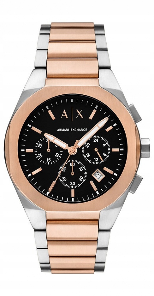 Pánské módní hodinky Armani Exchange AX4181, růžové zlato