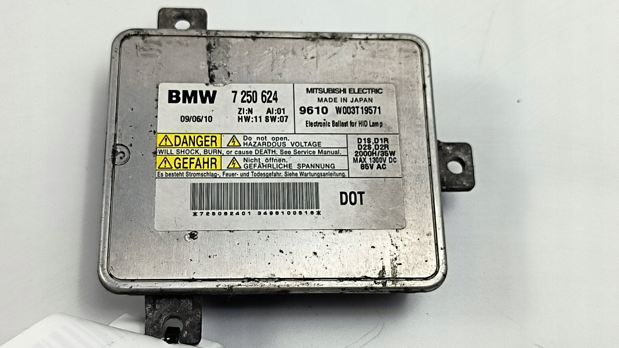 control unit XENON 7250624 BMW F01 730D