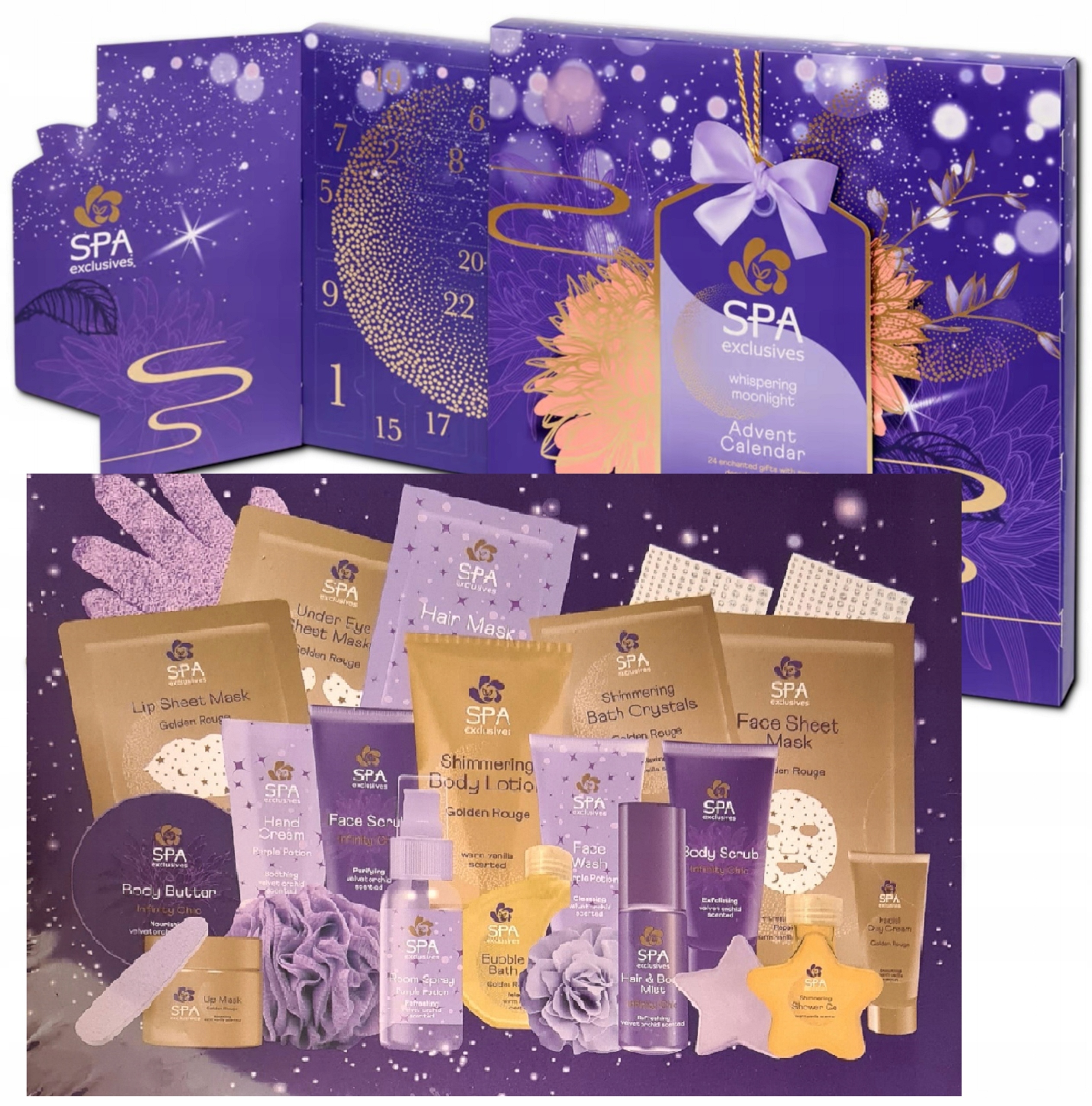 Адвент-календарь Spa Exclusives 2026, 24 средства для ухода и отдыха для мамы и бабушки — фото 2