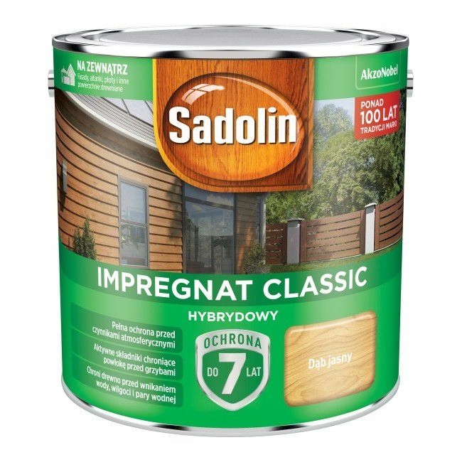 Sadolin Classic Impregnat 2.5L Dąb jasny