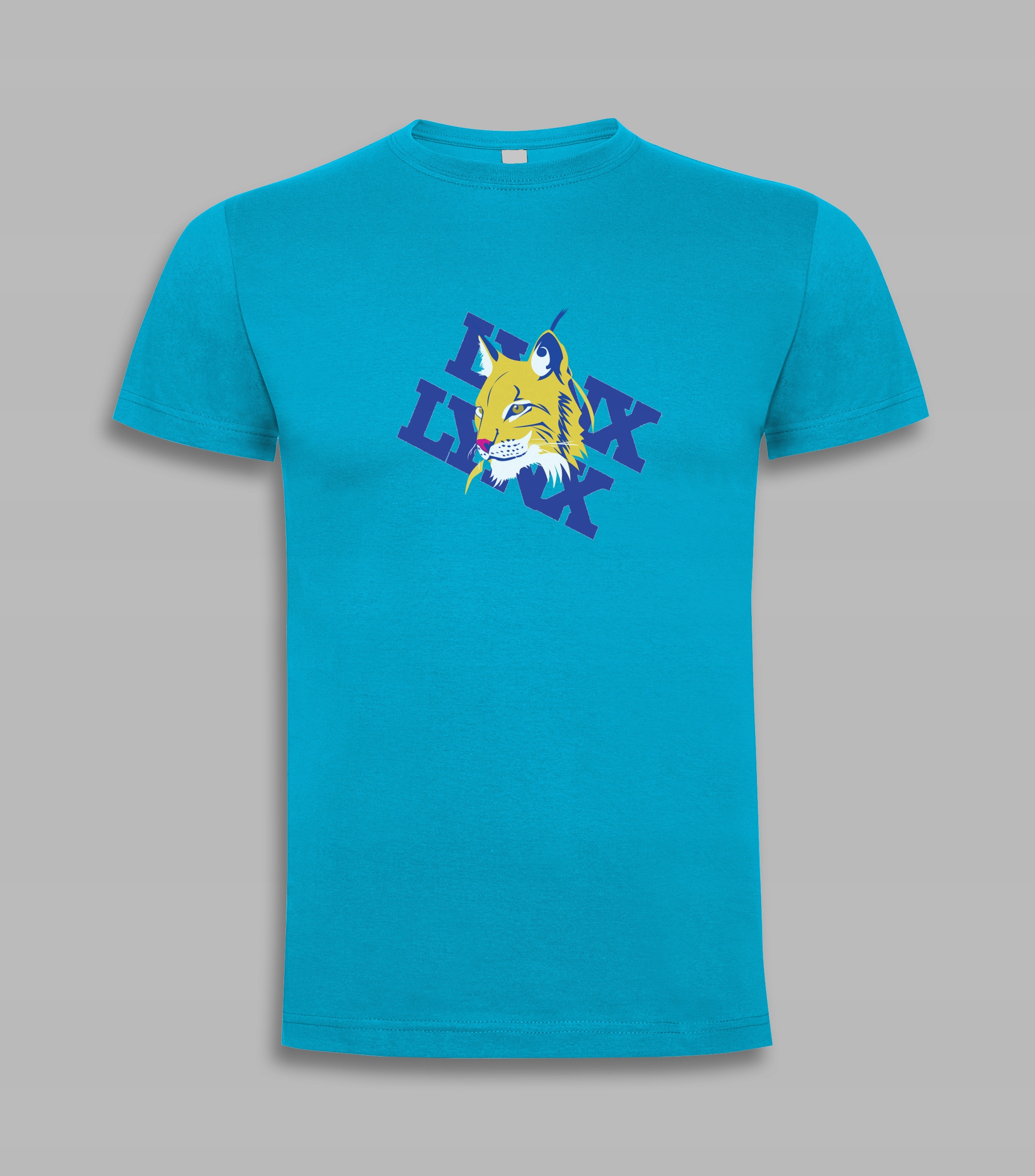 KOSZULKA MĘSKA - RYŚ Turkusowy