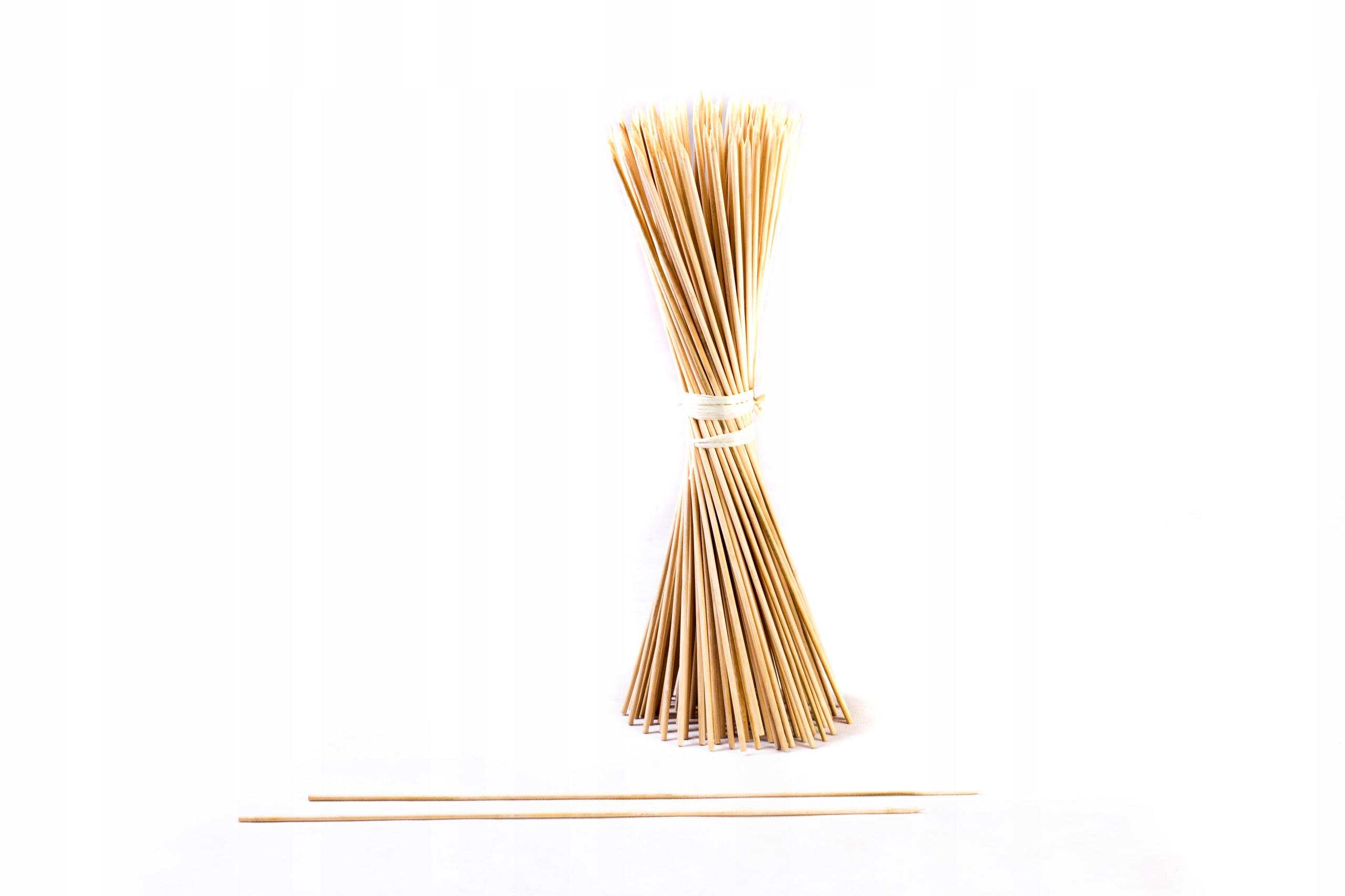 Szpilki bambusowe naturalne 40cm 4mm-500 sztuk