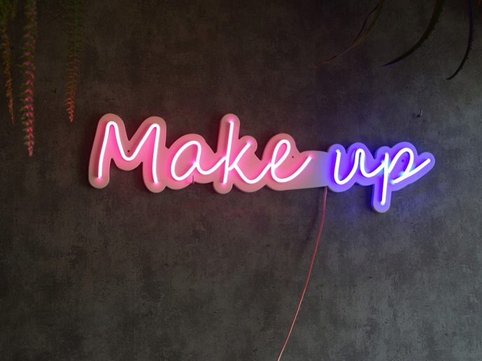 NMAKEUP NEON LED FLEX NAPIS Make up 650X175MM EAN (GTIN) 123456789012