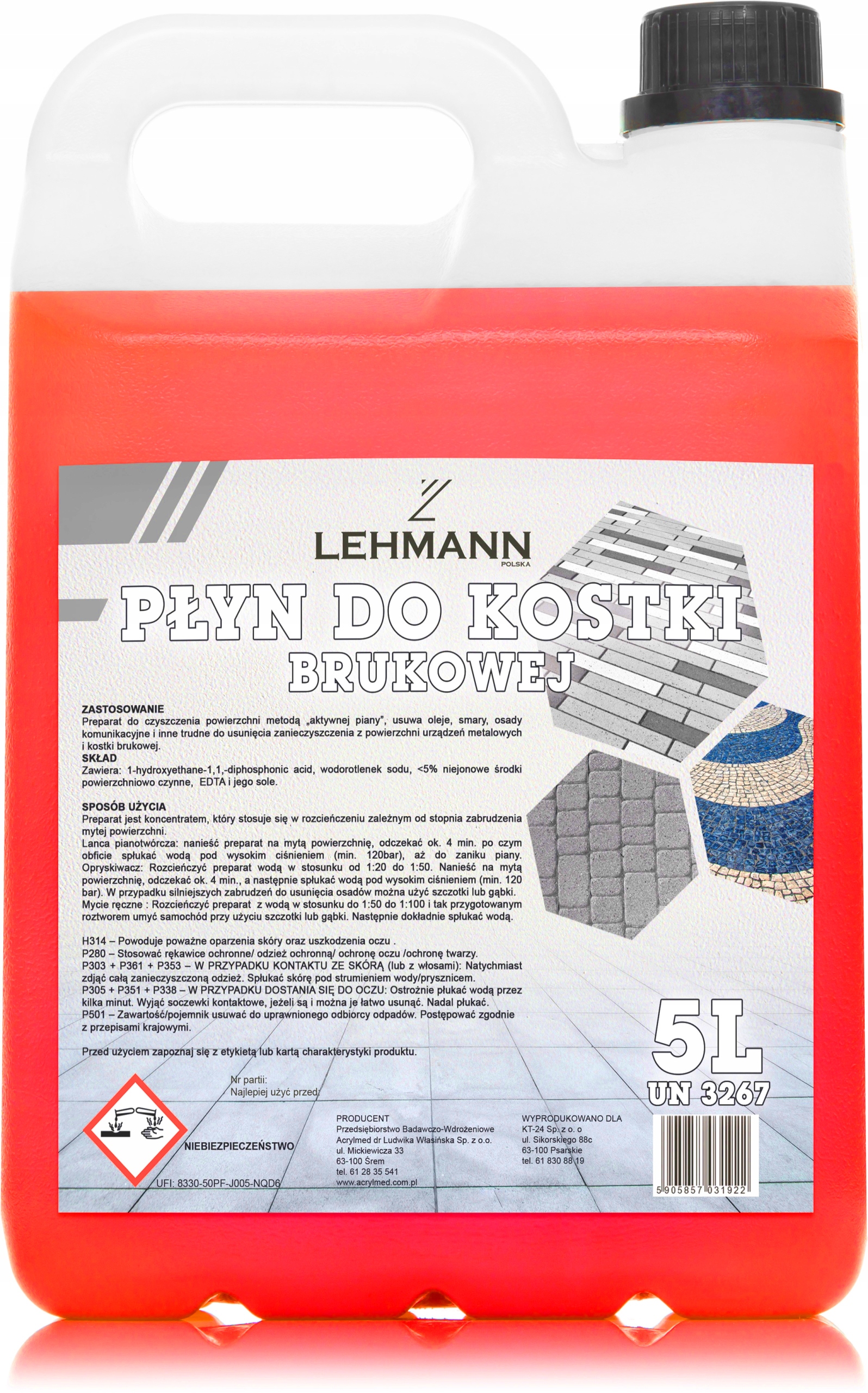 Levně Prostředek Na Čištění Dlažby Fasádní Plachty Od Olejových Skvrn 5 L Účinný