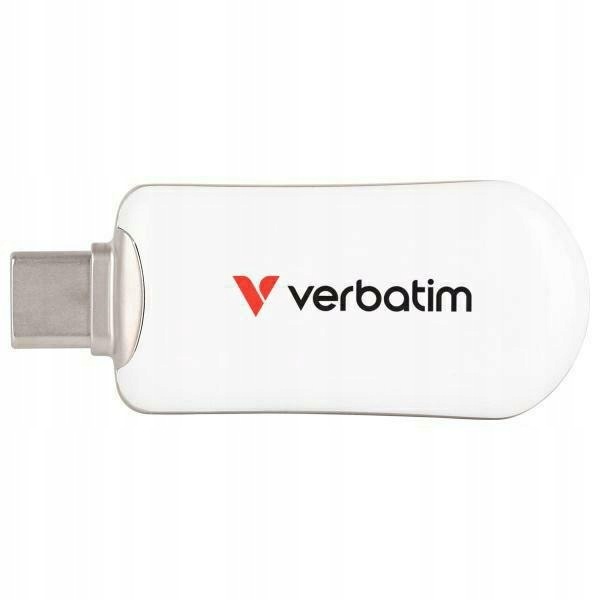 Pendrive Verbatim Plectra 128GB Usb-c biały/white 30229