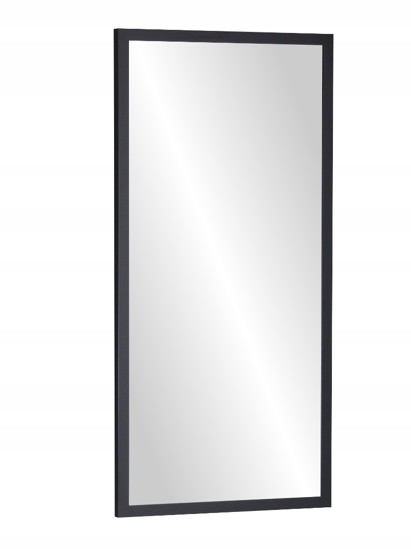 

*lustro 80X40 Wąska rama Premium 85X45 Czarne