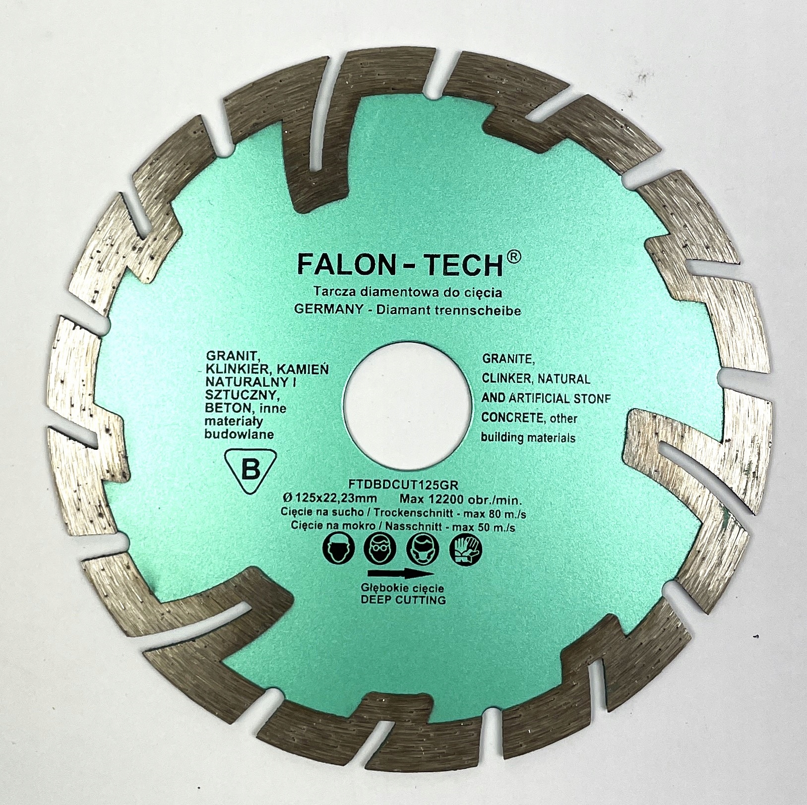 

Tarcza diamentowa 125mm do cięcia betonu kostki
