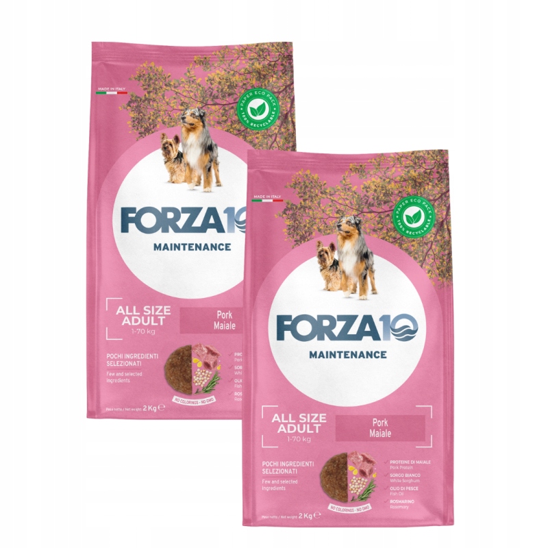 Forza10 All Breeds Adult Maintenance vepřový pes Monoproteinový 2x2kg