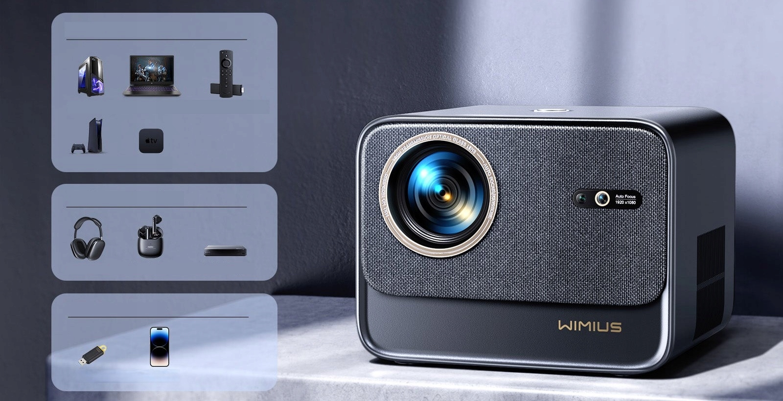 WiMiUS K9 プロジェクター レビュー】「WiMiUS K9」。4K入力対応、フルHD出力、Netflixなど対応の