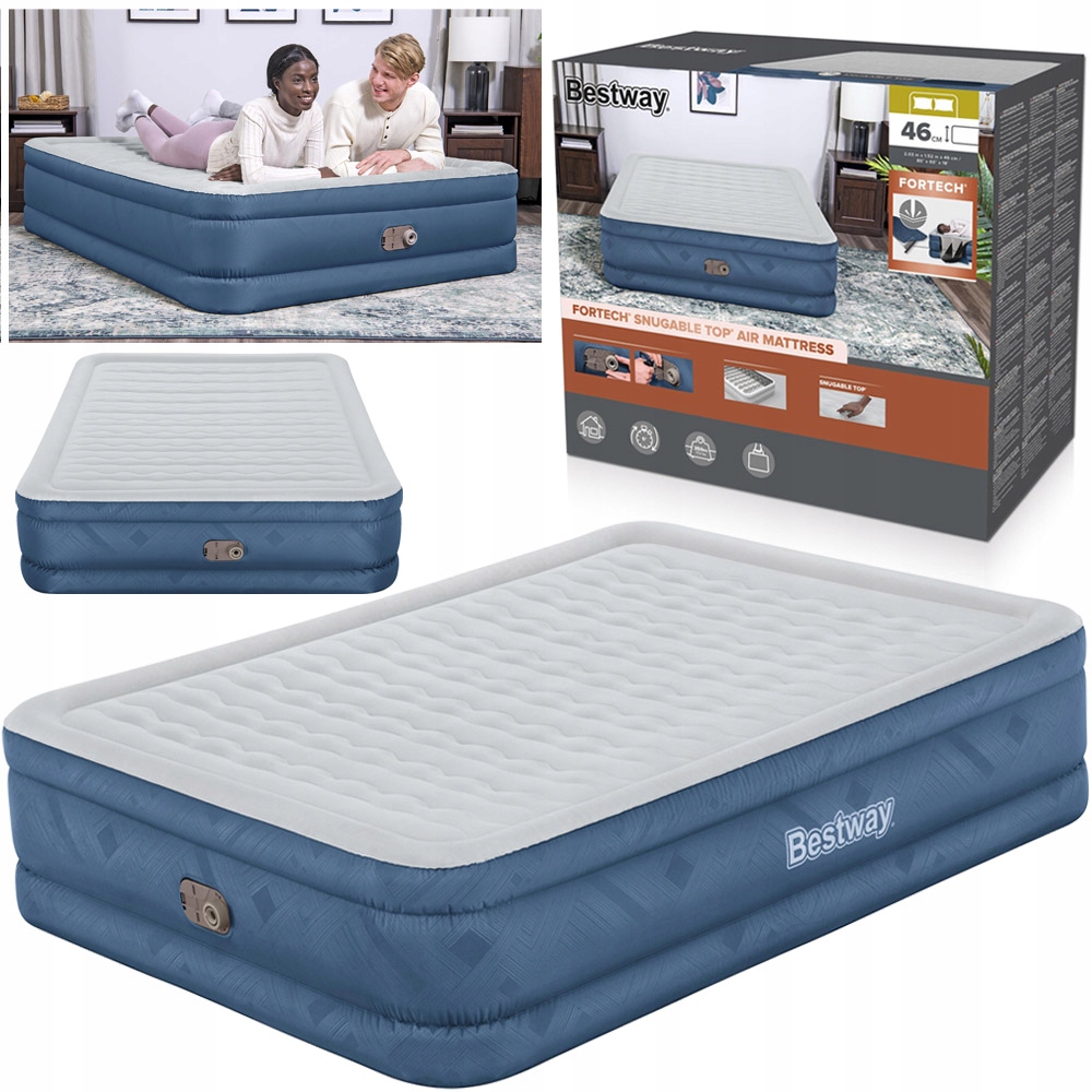 Matrace 2-místná Bestway 69075 Samonafukovací s čerpadlem 230V