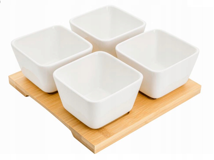 MISECZKI DO DIPÓW ADRIA KWADRATOWE 4 SZT NA PODSTAWCE FLORINA