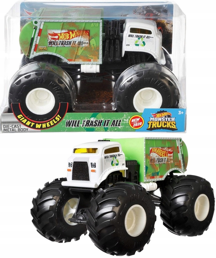 

Will Trash It All Hot Wheels Monster Trucks 1:24