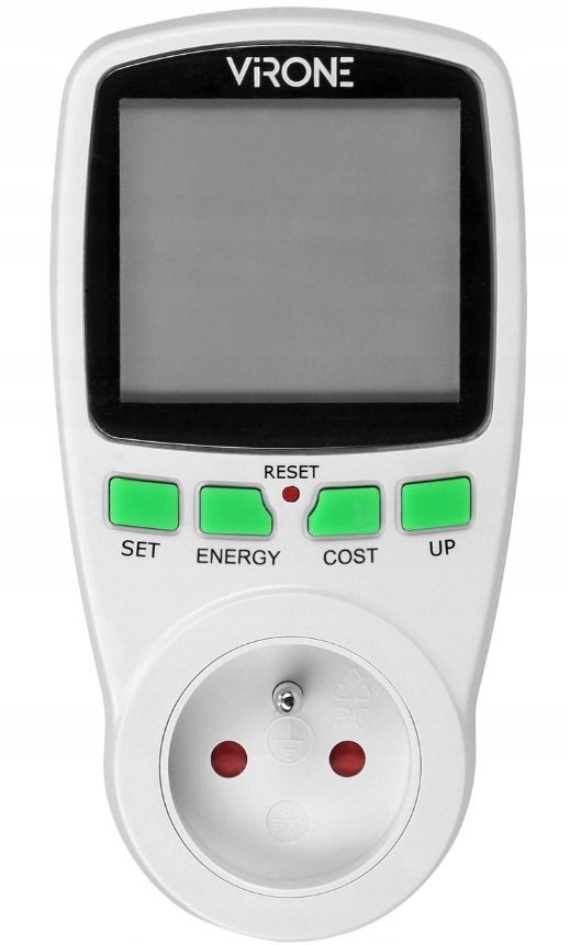 WATOMIERZ LICZNIK ZUŻYCIA PRĄDU ENERGII MIERNIK AMPEROMIERZ + PODTRZYMANIE Model em-4