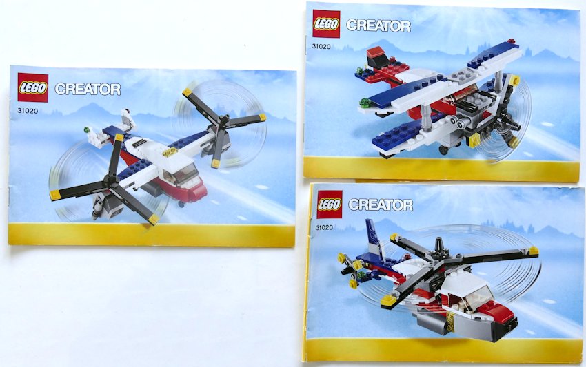 LEGO INSTRUKCJA CREATOR 31020 ŚMIGŁOWIEC