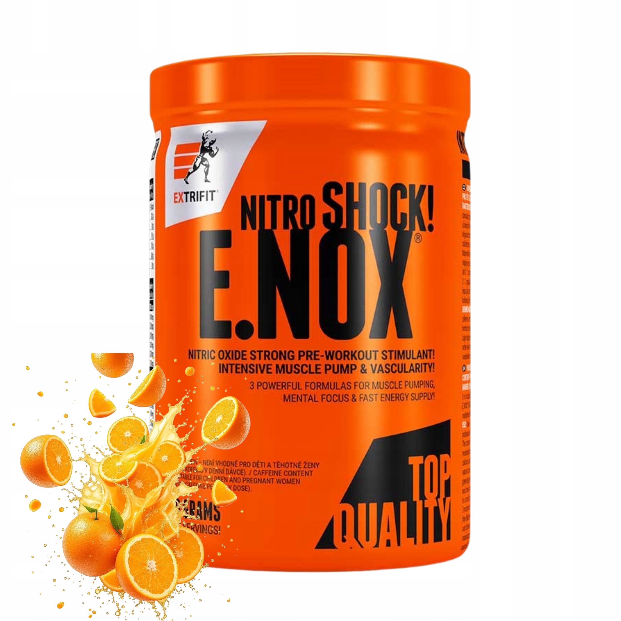 Předtréninková pumpa Extrifit Nox Shock Kreatin Pomeranč 690 g