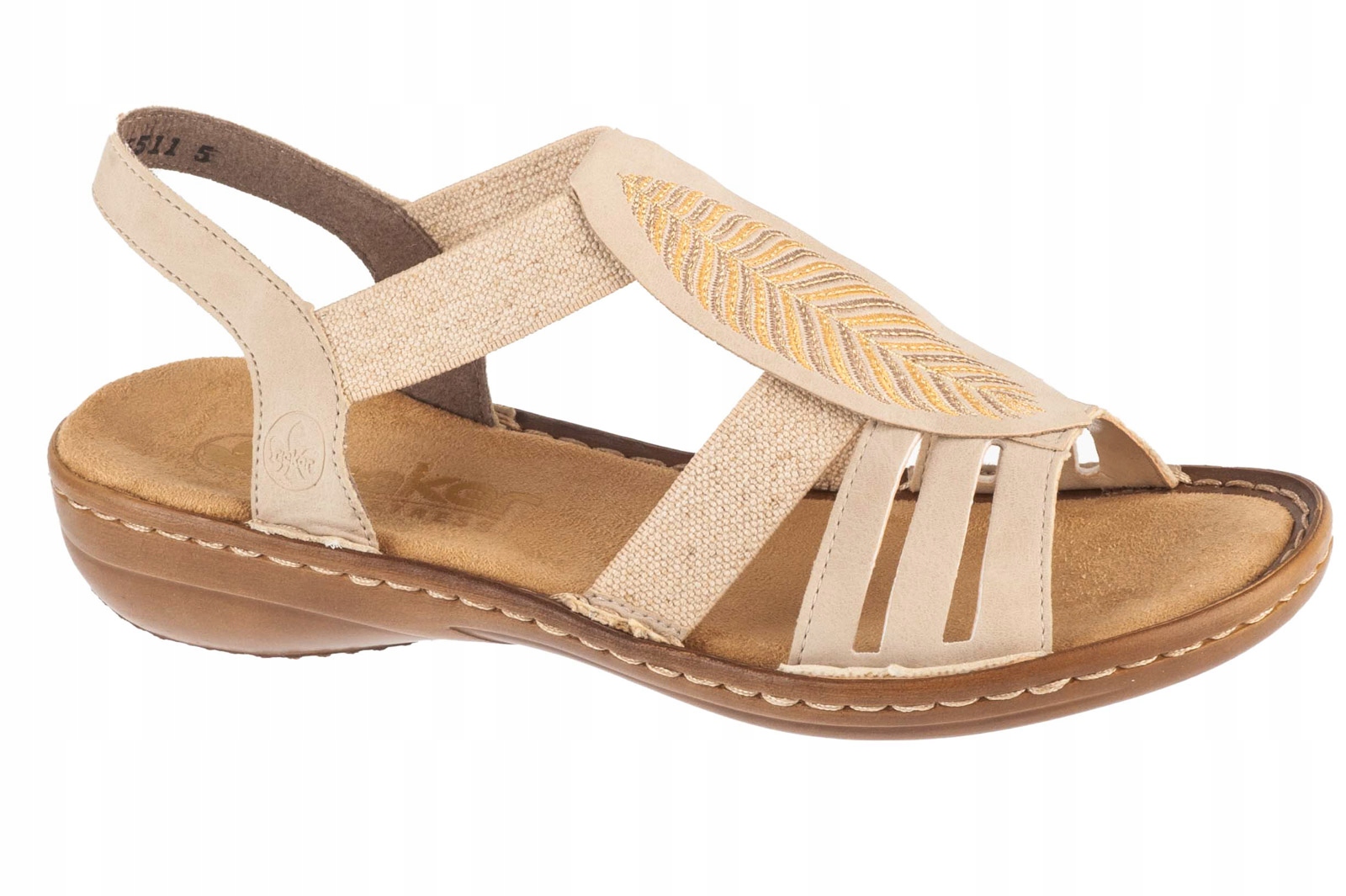 Rieker Sandals [36] Dámské sandály, béžové