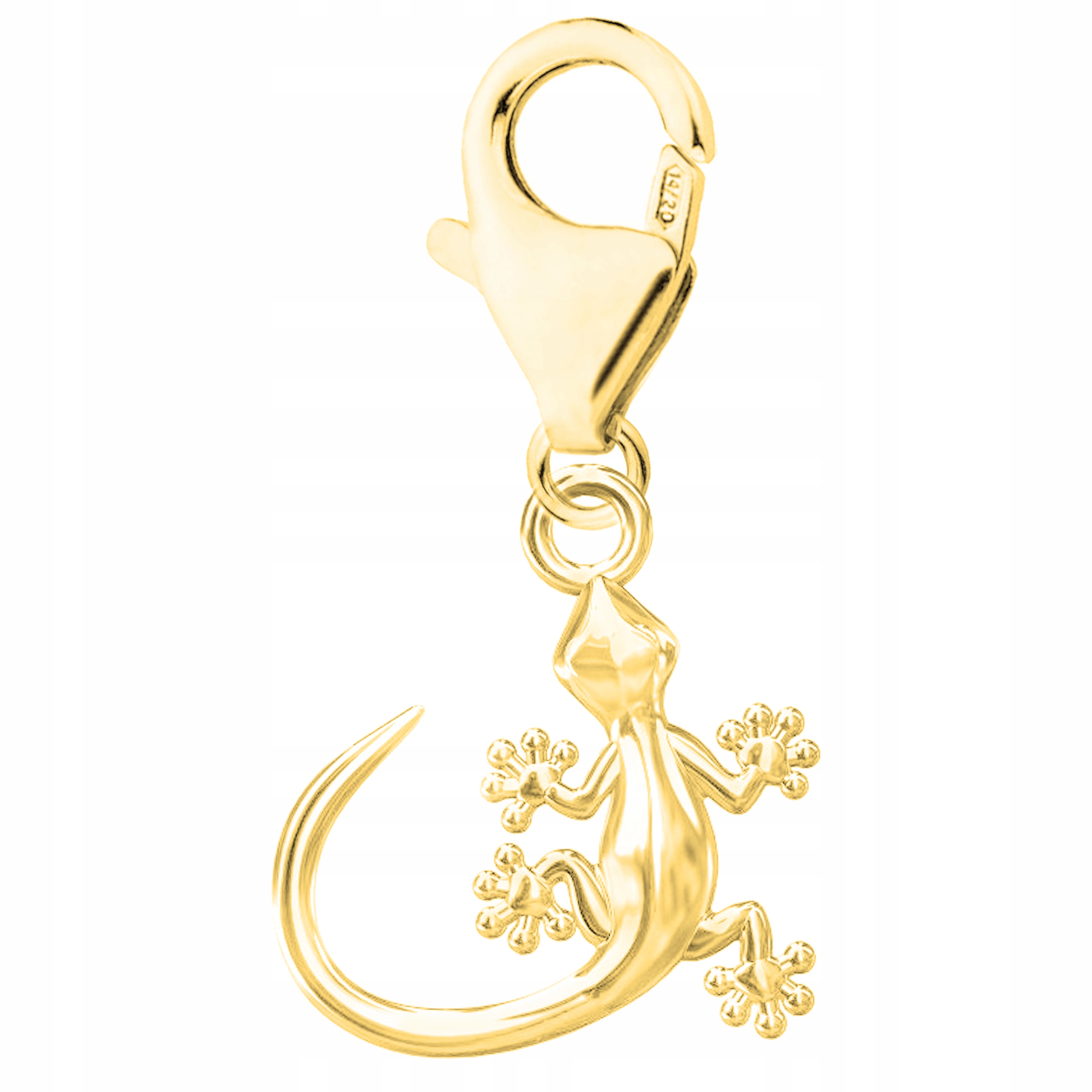 Zlatý závěsný přívěsek Ještěrka stříbro 925
