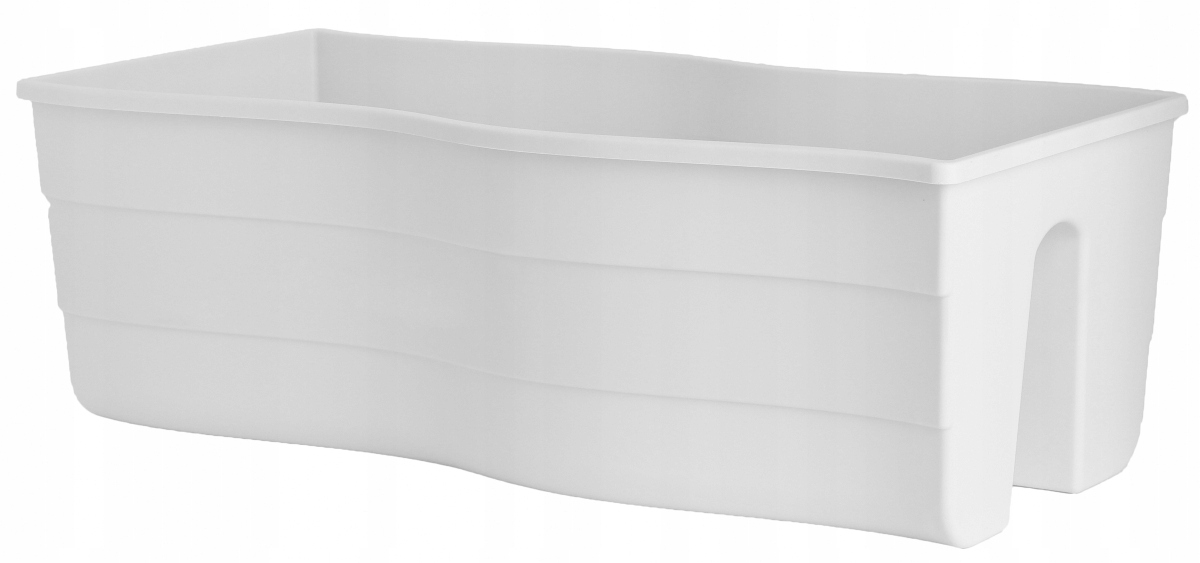 

Doniczka balkonowa balustradowa Fala 60 cm Biały