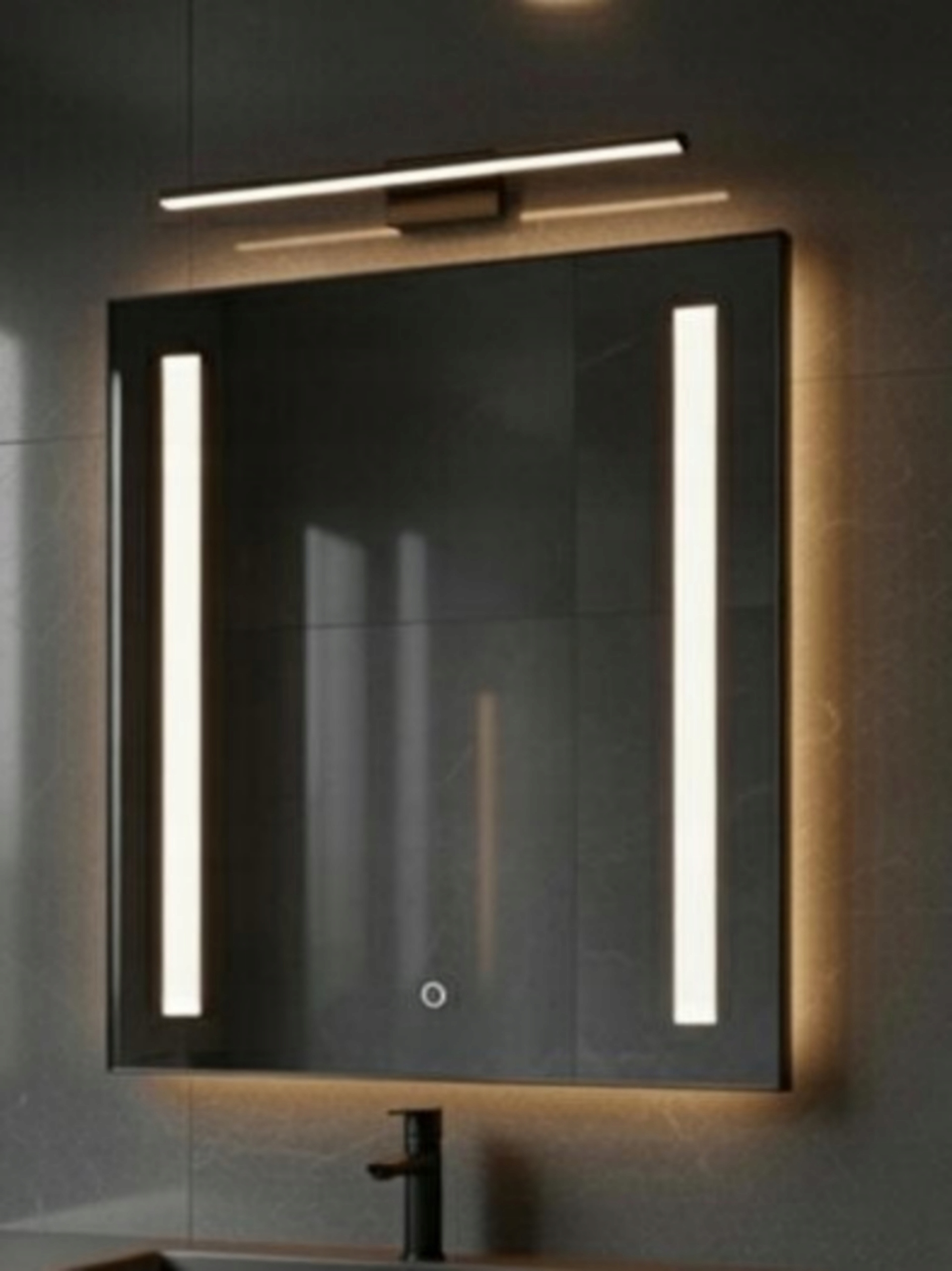 Led zrkadlo Venus Kúpeľňové, Šatníky, Kancelárie, Hotela 40x50 cm Na dotyk