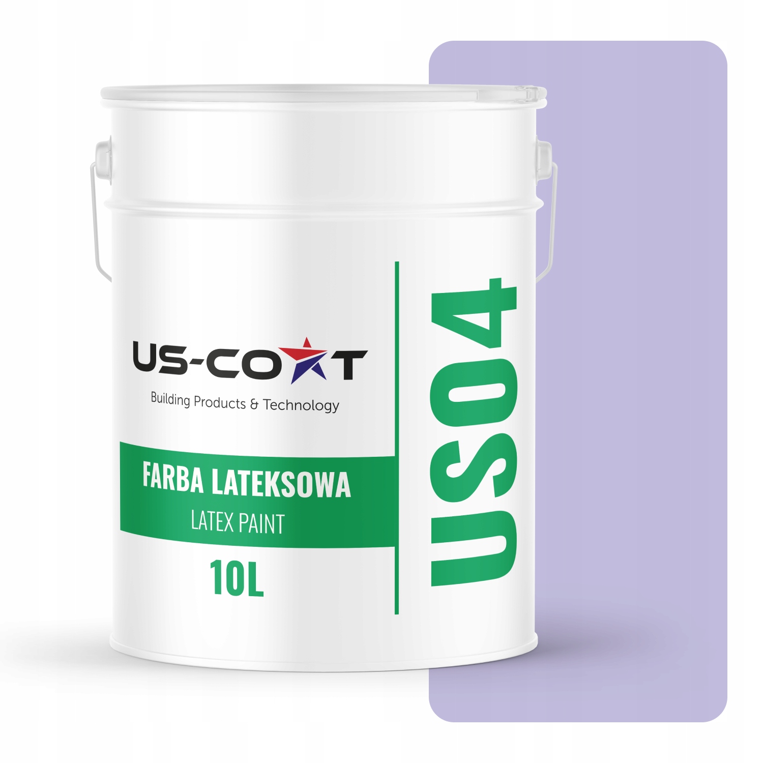 Latexová Farba Fialová Svetlá H2651 10L Hlboká Matná Na Stropné Steny