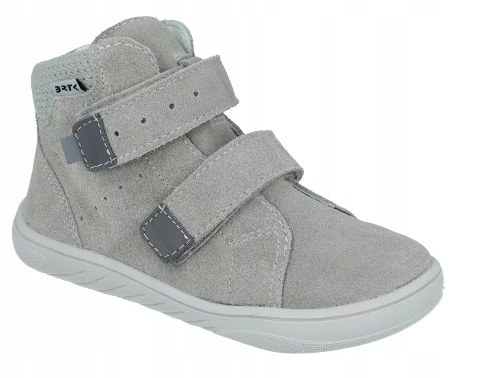 Barefoot trzewiki 14043 buty dziecięce bez ocieplenia skórzane rzep r. 30